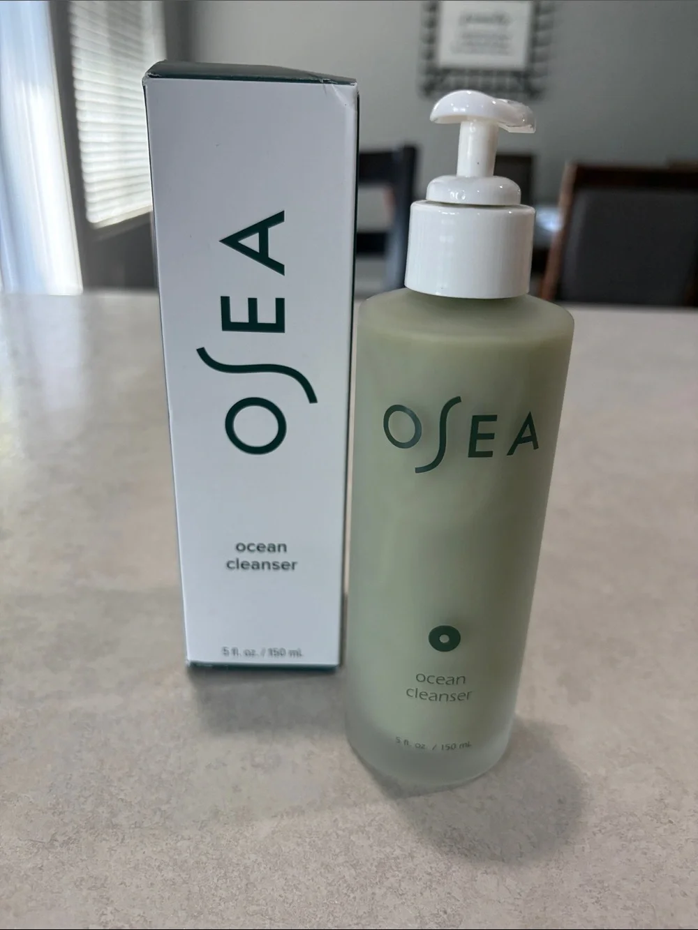 Sea Ocean Cleanser - Green Bottle with White Pump